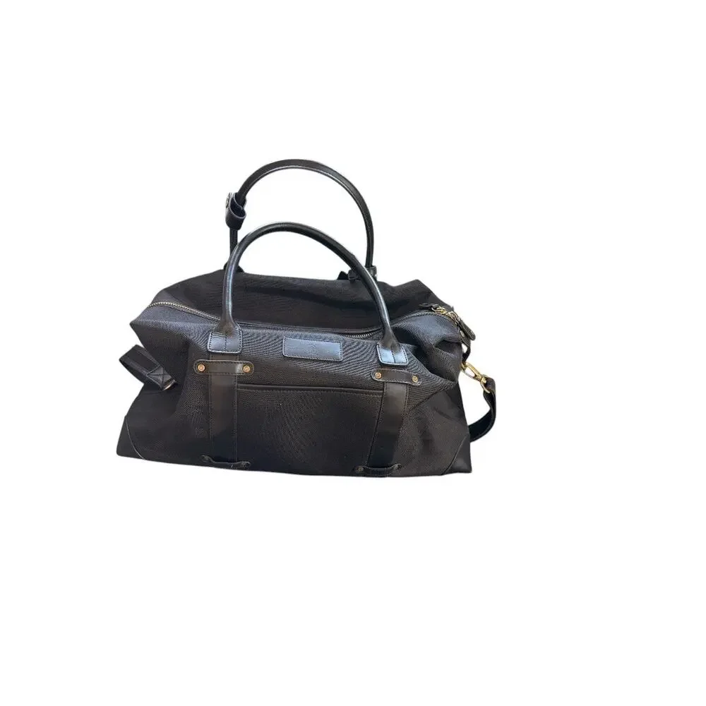 Tommy Bahama Black Ballistic Nylon Duffle Bag
